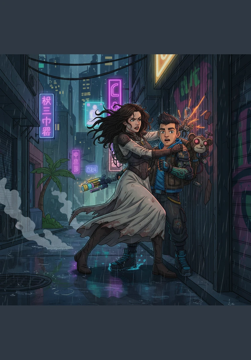 For her first task, Maria is asked to fetch water from the village well, an unfamiliar chore that requires physical effort she isn't used to. Though she is nervous, she holds the heavy pail firmly and walks carefully, showing a quiet determination that impresses the curious onlookers.