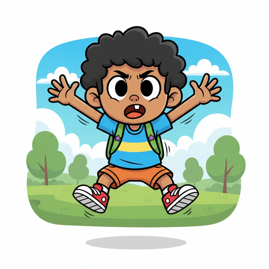 Wasi, a bundle of impatient energy, bounced on his heels, his expressive face scrunching up. "Any minute?! Oh, come on! I can't wait another second!" he exclaimed, gesturing wildly with his cartoonishly long arms. "When do we get to go on our mission already?"