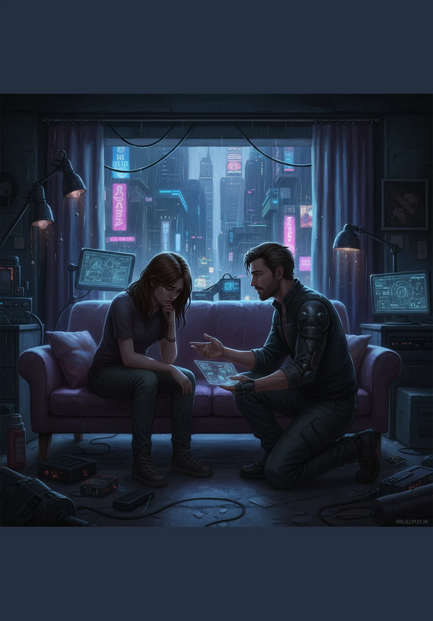 After an argument where her father chooses Liza over her yet again, Vera returns home broken and exhausted. Sergey finds her in the darkness and offers a surprising moment of genuine comfort, finally revealing the deeper reasons behind his protection and the possibility of a real future together.