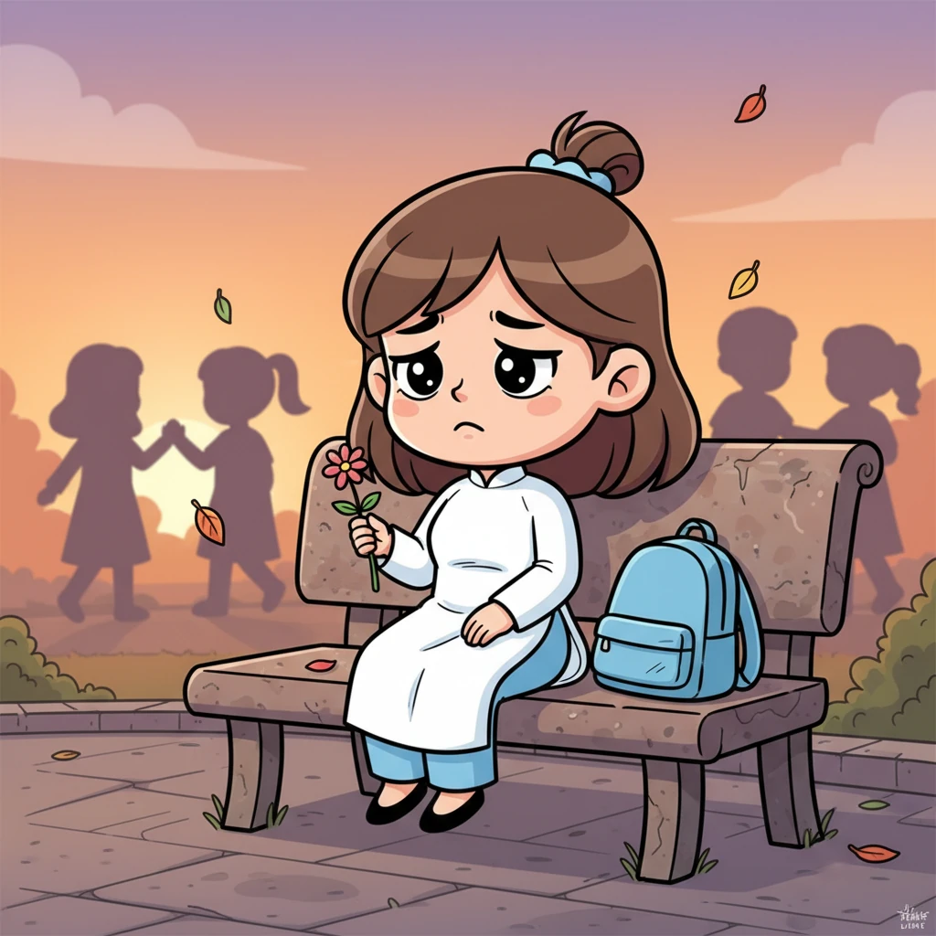 Vào những lúc một mình, ánh mắt Minh lại trở nên buồn bã và lạc lõng. Cậu cảm thấy như không ai thực sự hiểu được những gì mình đang trải qua hay những gì mình muốn nói. Mọi người chỉ thấy sự nổi loạn bên ngoài mà không thấy trái tim khao khát được lắng nghe của cậu.