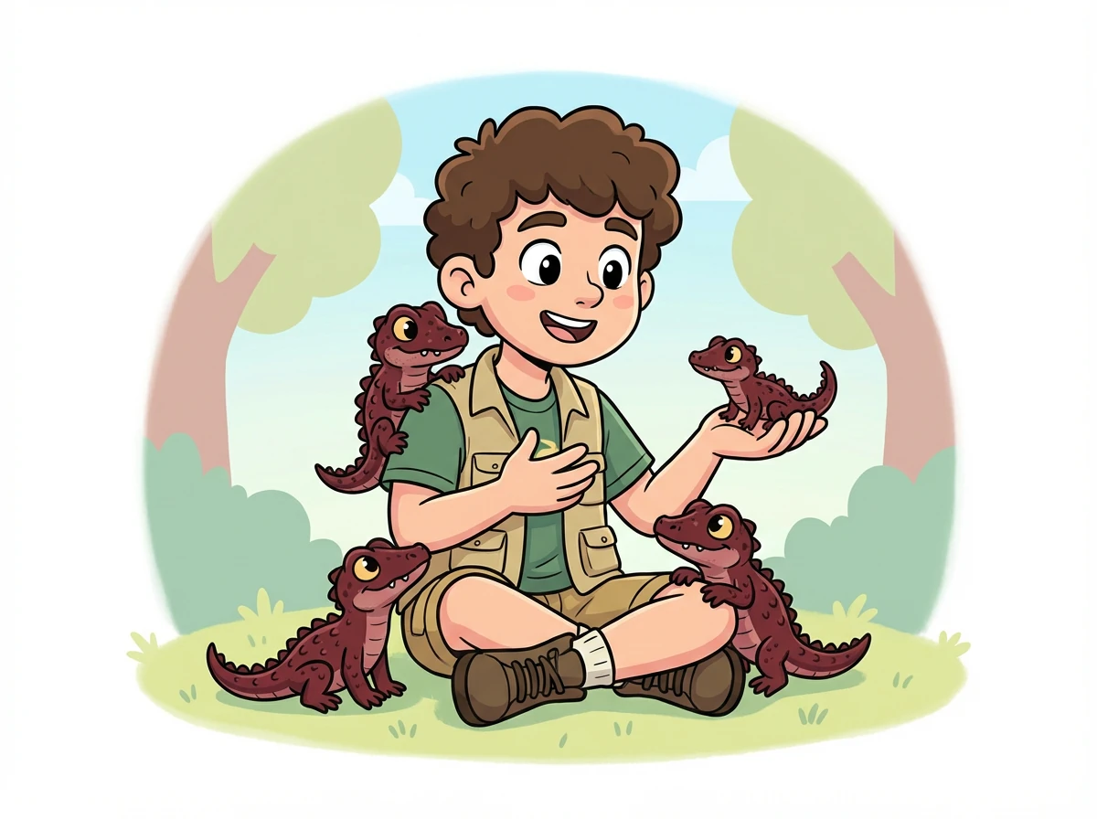 Coco, Noisette et Émeraude écoutent attentivement sa voix. Ils se sentent en sécurité et aimés en sa présence.