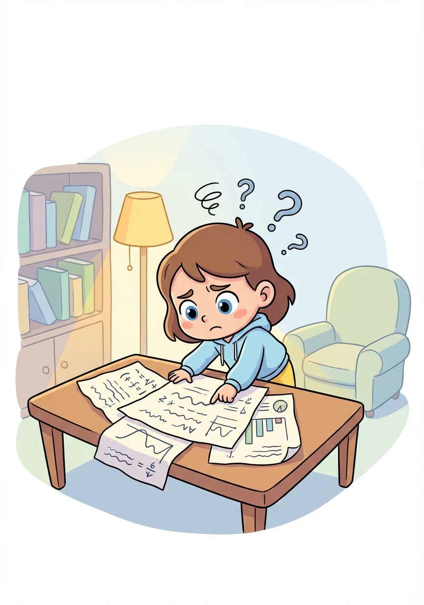 论文里充满了复杂的公式和图表，艾米莉亚感到有些困惑，她决定慢慢地、仔细地阅读。