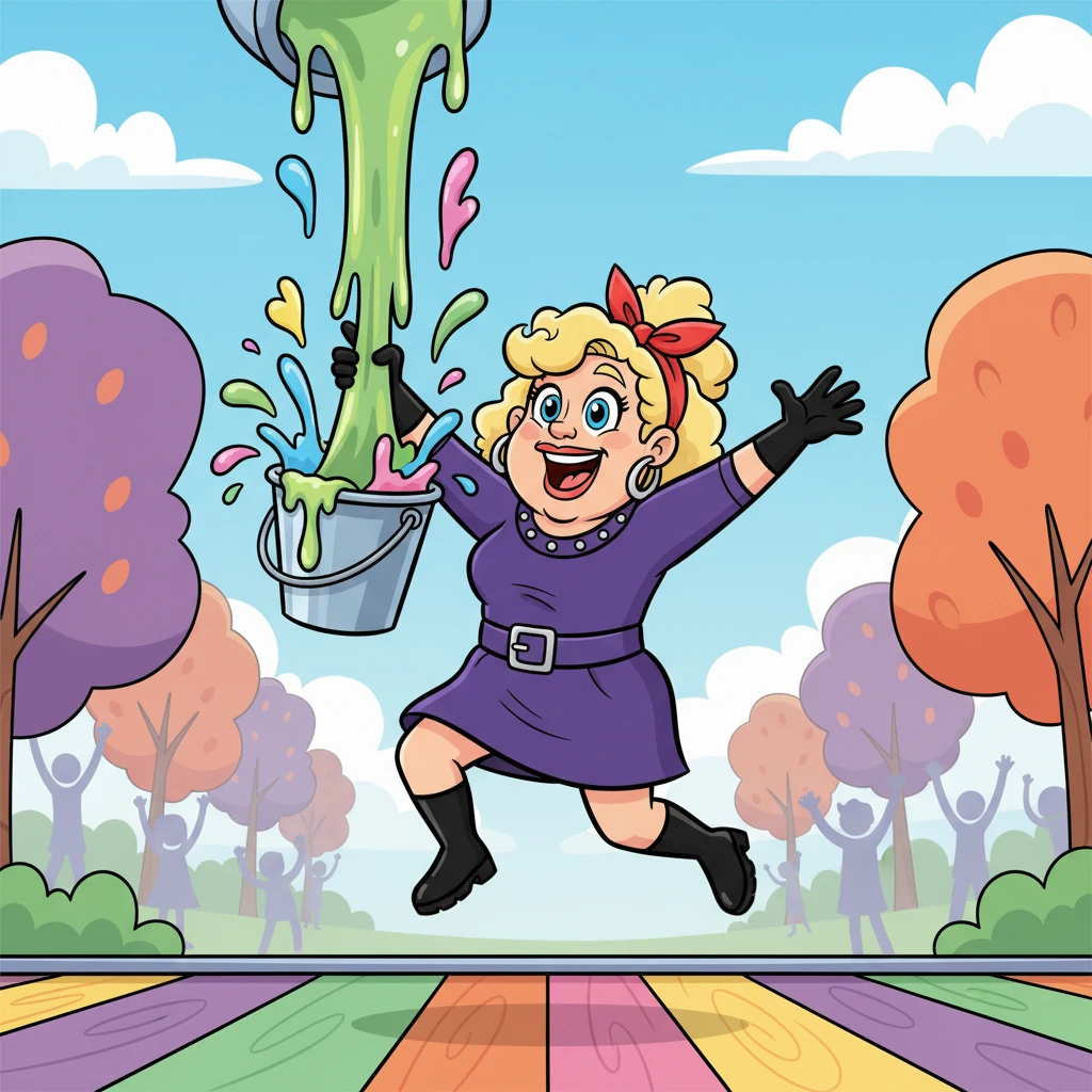 Join the fabulous Lady Lydia, a social media sensation with a love for leather and epic gungings, as she embarks on her biggest slime challenge yet! Discover the thrill of collaboration, unexpected twists, and a whole lot of gooey fun in this vibrant, whimsical tale. Get ready for a splash of excitement that will leave you smiling!