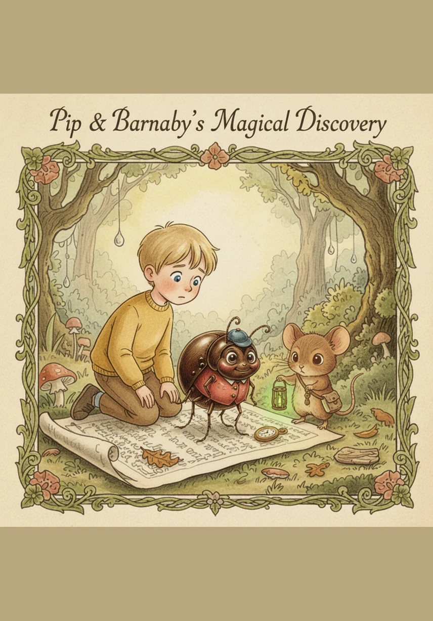 He thought about Barnaby’s kindness and how the beetle always shared his sweetest berries. Pip took a deep breath, realizing that his friend was more important than his fear.