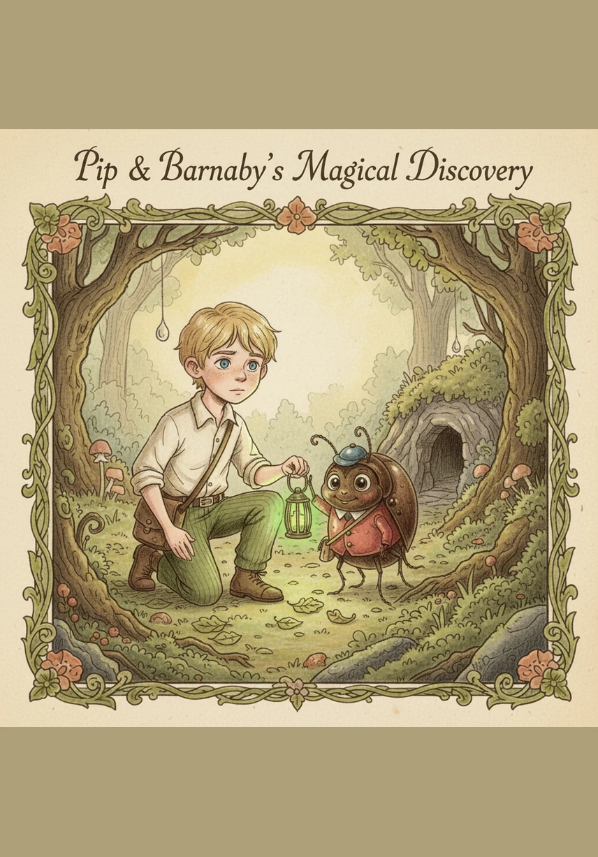 They emerged from the Shadow Cave just as the silver moon reached the top of the sky. Pip looked up at the moon and realized the night was beautiful, full of soft light and quiet wonder.