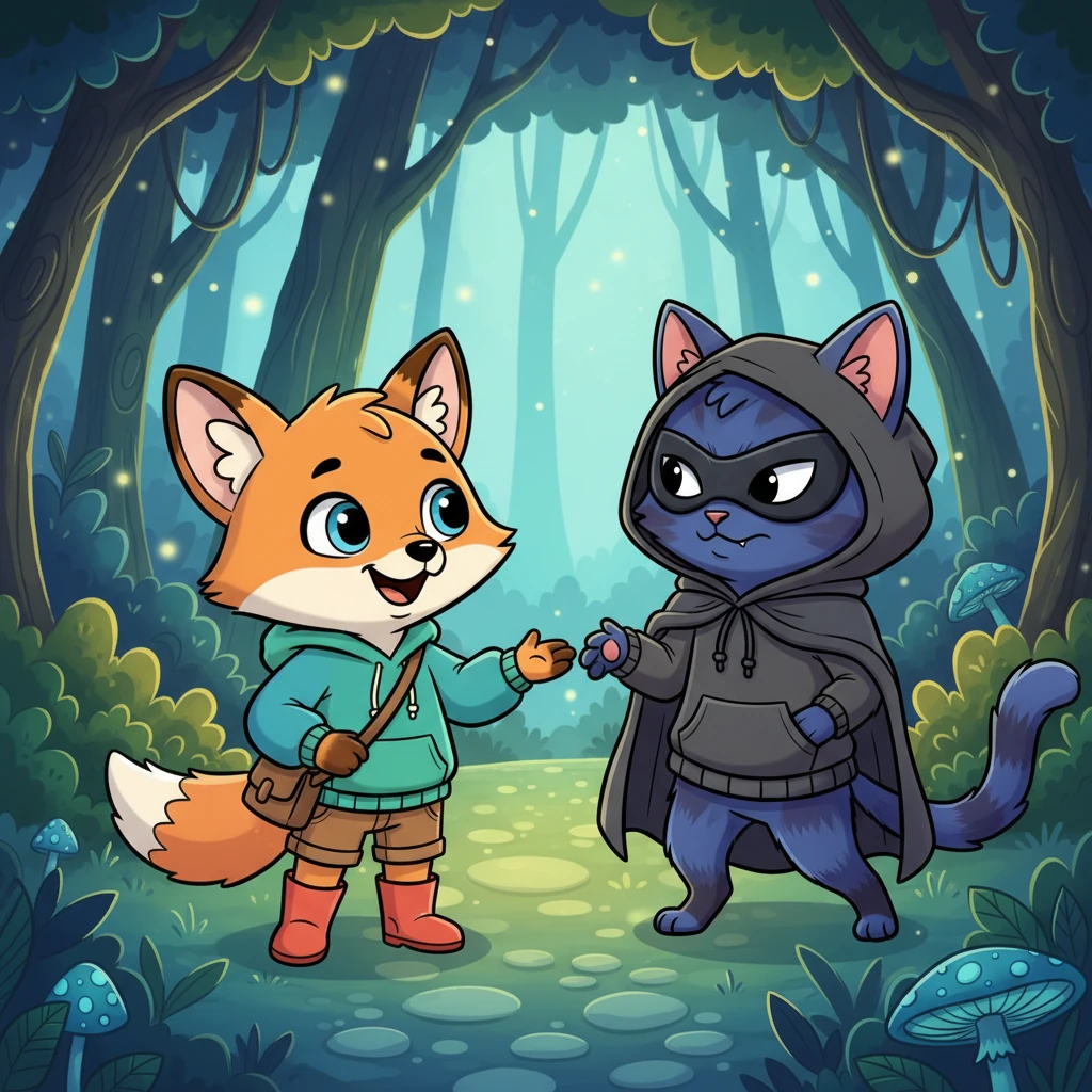 Flicker and the Masked Friend - Adventure stories