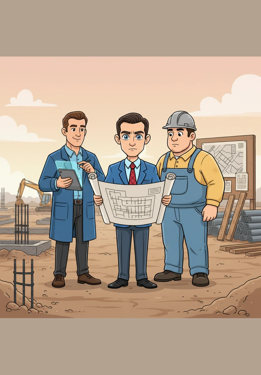 Qurilish ishlari boshlanishidan oldin Doniyor barcha rejalarni diqqat bilan ko'zdan kechiradi. Bu oldindan nazorat bo'lib, u mablag'lar hali sarflanmasdan turib, xatolarning oldini olishga va resurslarni to'g'ri taqsimlashga yordam beradi.