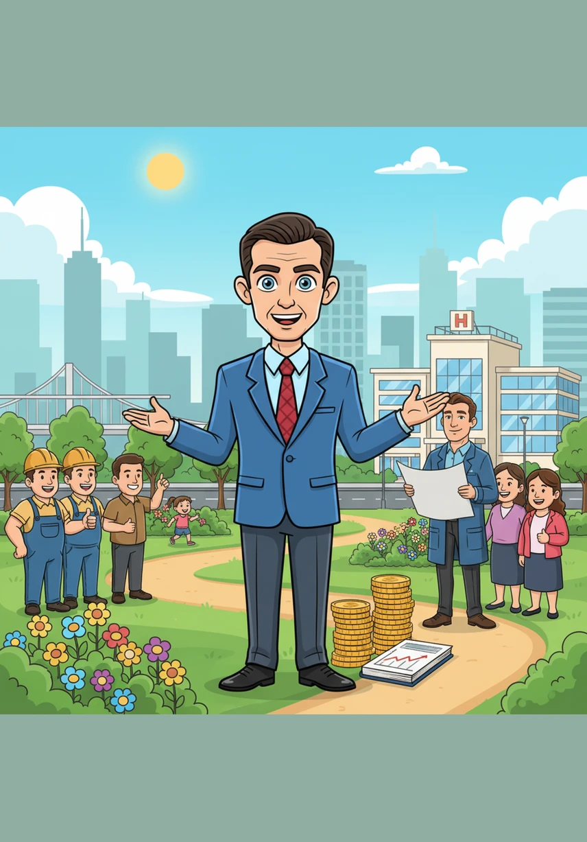 To'g'ri yo'lga qo'yilgan moliyaviy nazorat tufayli shahar yanada go'zallashdi, yangi bog'lar va shifoxonalar qad ko'tardi. Odamlar o'z soliqlarining foydali ishlarga sarflanayotganidan xursand va davlatga bo'lgan ishonchi ortgan.