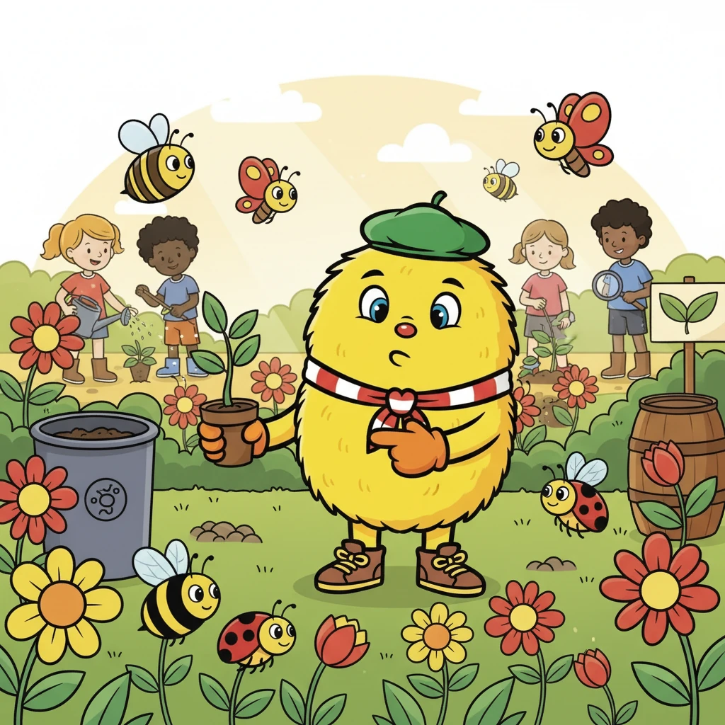 Pollen comprit l'importance de protéger l'environnement et les insectes pollinisateurs. Il savait que chacun pouvait agir pour préserver la vie des plantes et la beauté du monde.