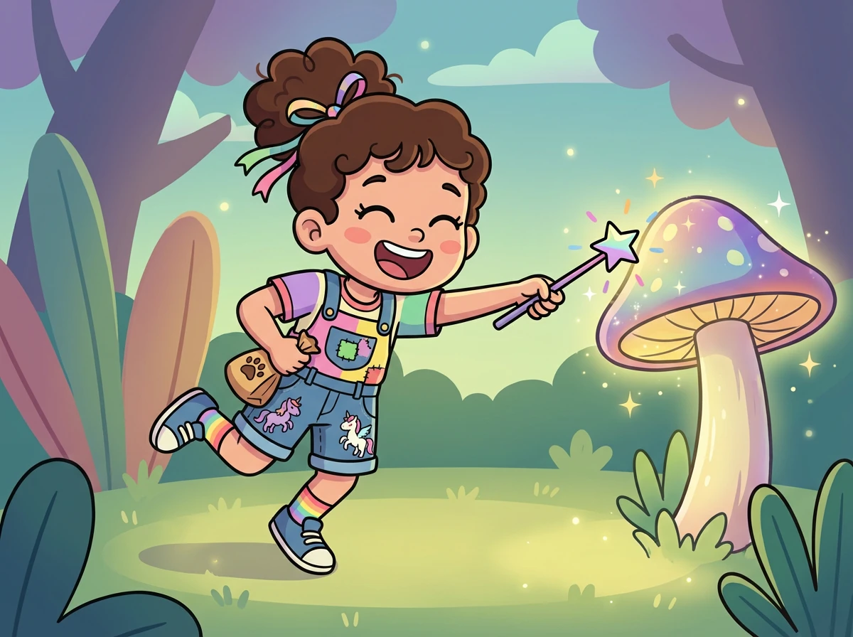 Lily loved animals more than anything. One sunny afternoon, a tiny, shimmering hummingbird flew into her room carrying a miniature scroll.