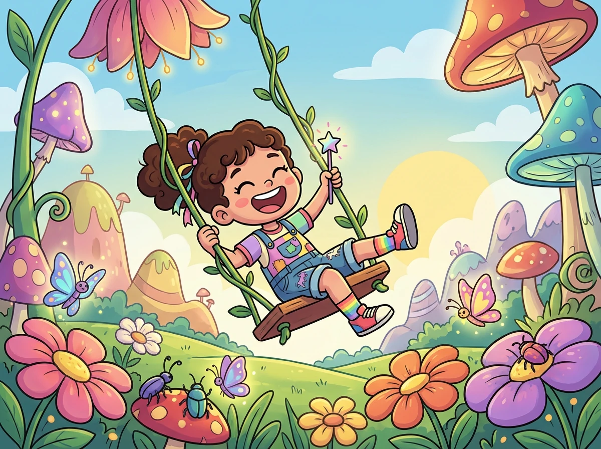 Her first client was a fluffy, purple griffin named Pip. Pip loved to play hide-and-seek amongst the clouds.