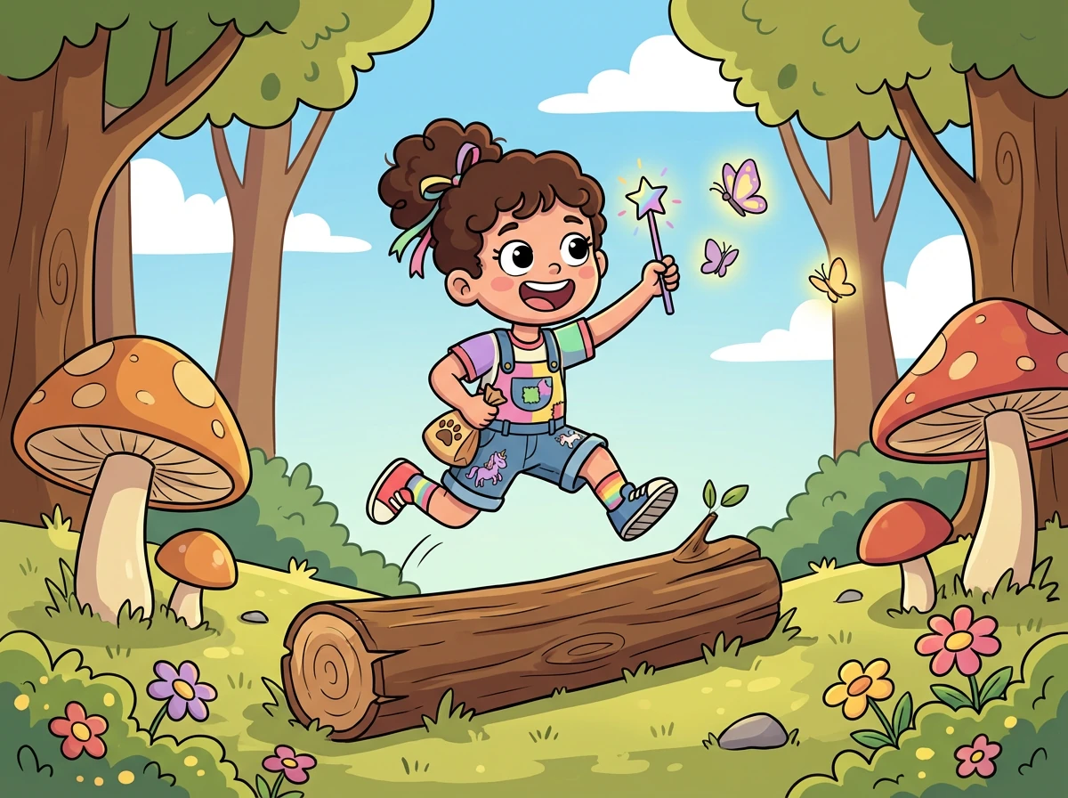 Celeste happily rolled in the flowers, recovering her sparkle dust and filling the meadow with rainbow light.