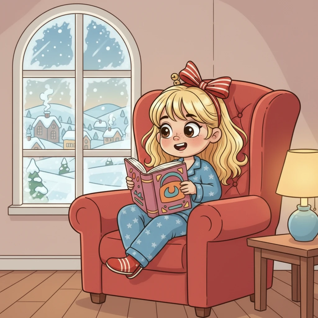 Zuzia zamyka książeczkę z wielkim uśmiechem na twarzy. Wszystkie zagadki rozwiązane! Teraz czuje się gotowa na magiczny czas świąt, pełen radości, śmiechu i mnóstwa niespodzianek.