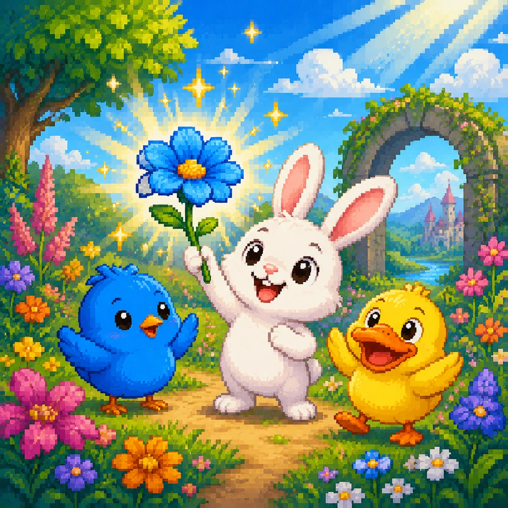 The Blue Flower - educational