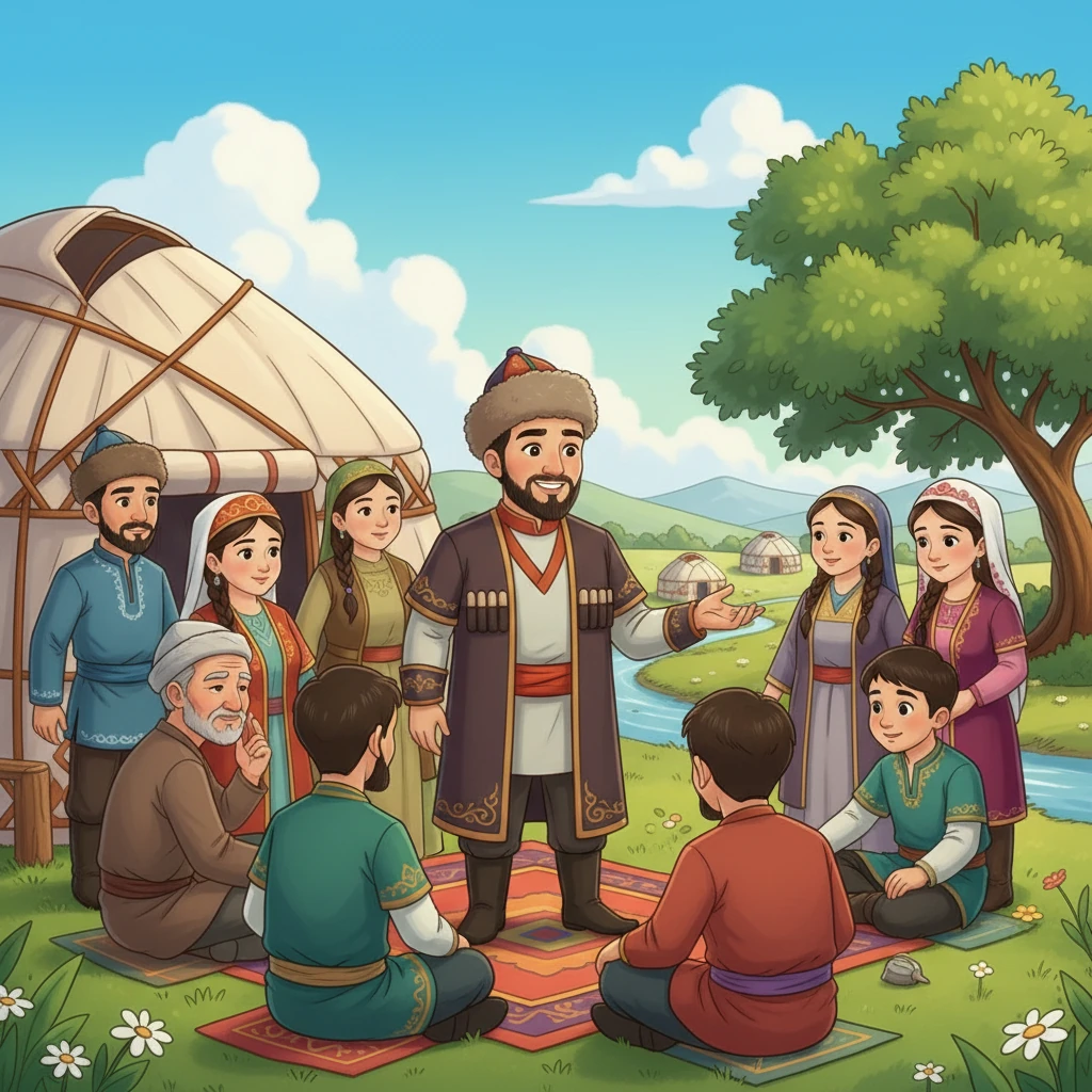 Абай ел арасындағы әртүрлі адамдармен кездесті. Ол ақылды, парасатты, әділетті адамдармен жақсы қарым-қатынаста болды. Абай өзінің даналық сөздерімен, әдептілігімен және ақылдылығымен танымал болды.