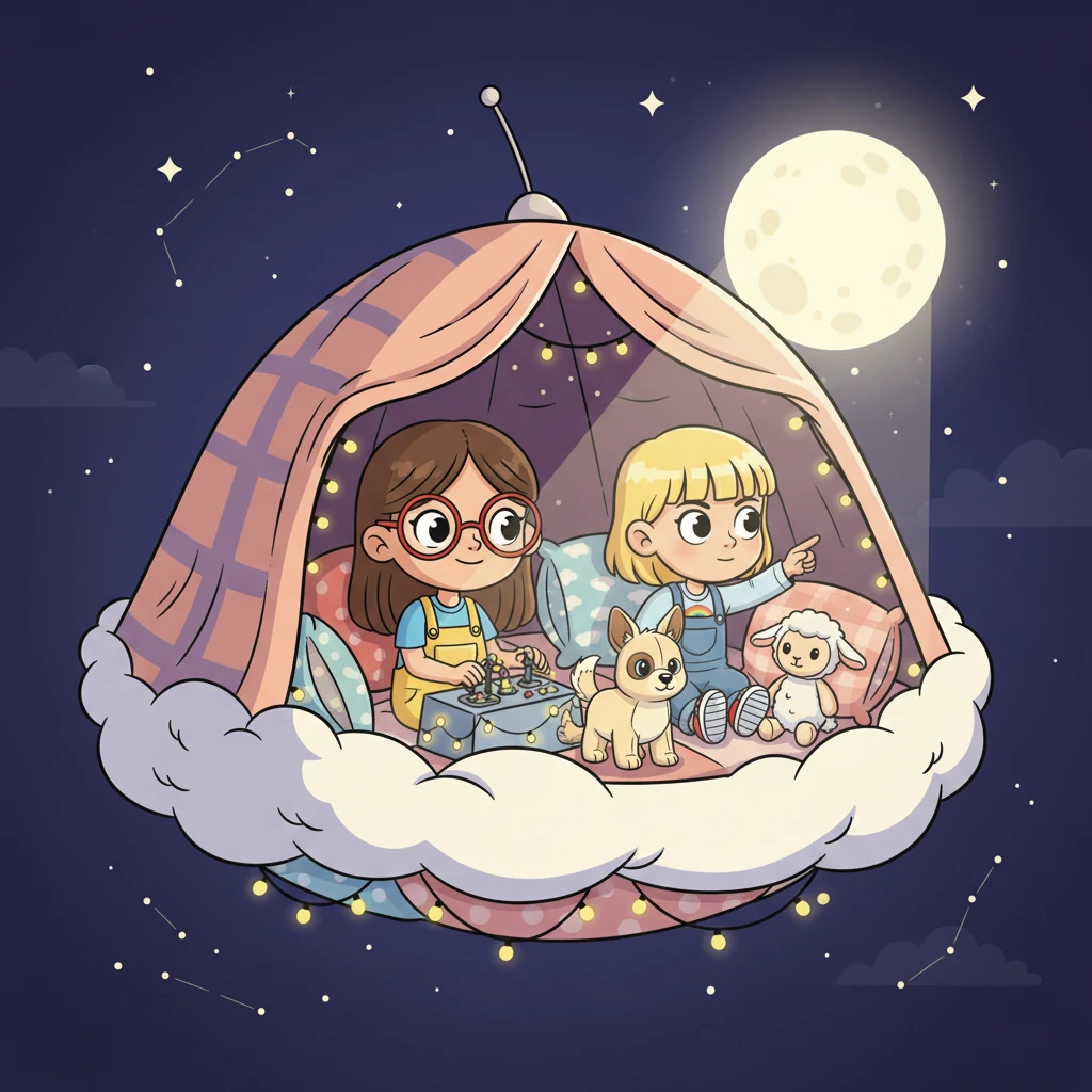 The Great Moonlight Mission of Hannah and Charli - Friendship stories