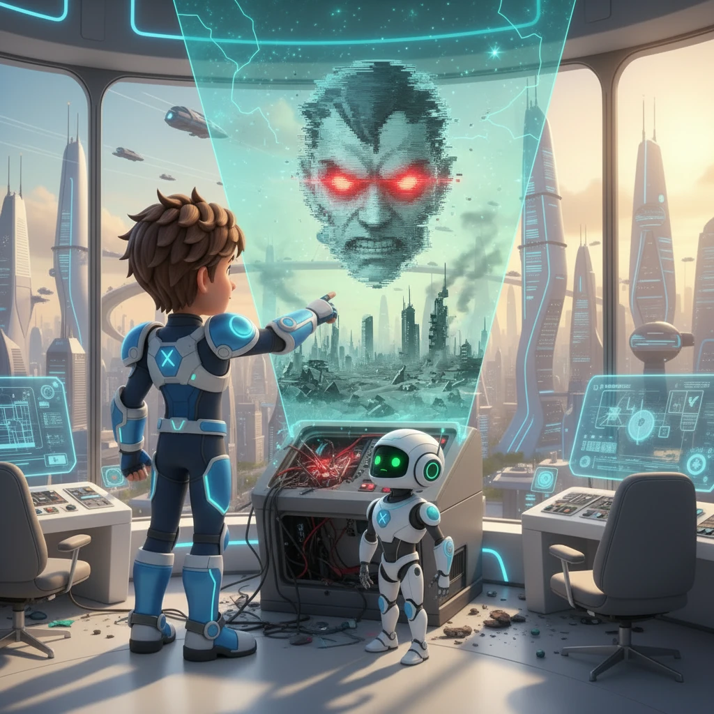 After securing a sector, X and Zero find a damaged communication terminal projecting a distorted image. A familiar, menacing visage materializes: Sigma, his eyes glowing with malevolent intent. He declares his plan to create a new world order, free from human weakness, revealing himself as the mastermind.