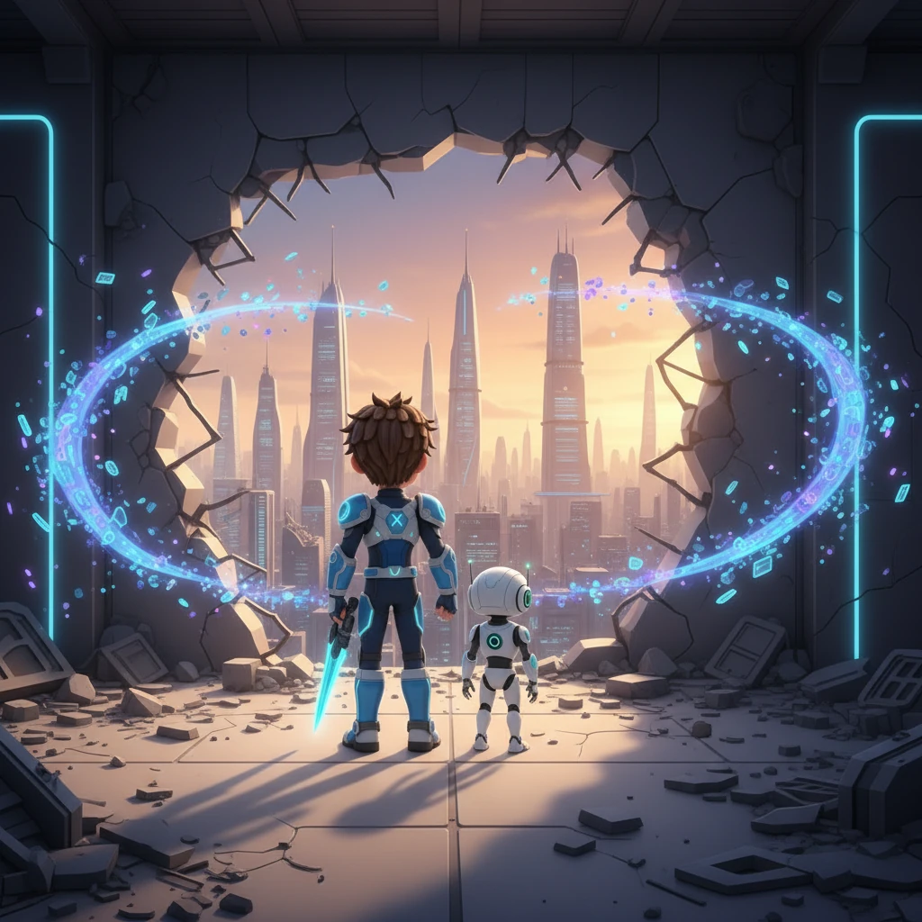 With a final, powerful cooperative attack, X and Zero strike Sigma down. His colossal form disintegrates into data fragments, and the dark energy dissipates from the chamber. The fortress begins to stabilize, and a new dawn breaks over the horizon, promising a temporary, hard-won peace.