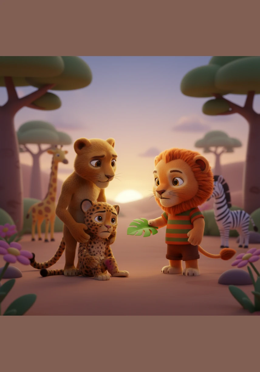 Thula’s heart leaped with joy as he reached into the bush to grab the prize. He could already imagine the look of relief on his mother's face when he returned. He felt proud and happy, clutching the food tightly in his small hands.