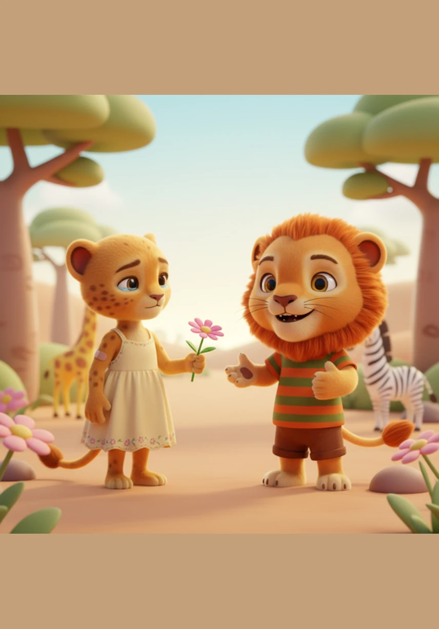 Thula smiled and suggested they divide the meat so that both their families could have a feast. Together, they sat on the grass and shared the food fairly, turning a moment of greed into a beautiful new friendship. They walked away as heroes, knowing no one would go hungry that night.