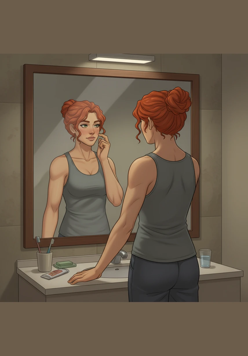 Standing before her bathroom mirror, Elena gently touches her face, noticing the dullness in her skin and the fatigue in her eyes. She realizes that her body is whispering for a change, a new way to nourish her soul and her strength.