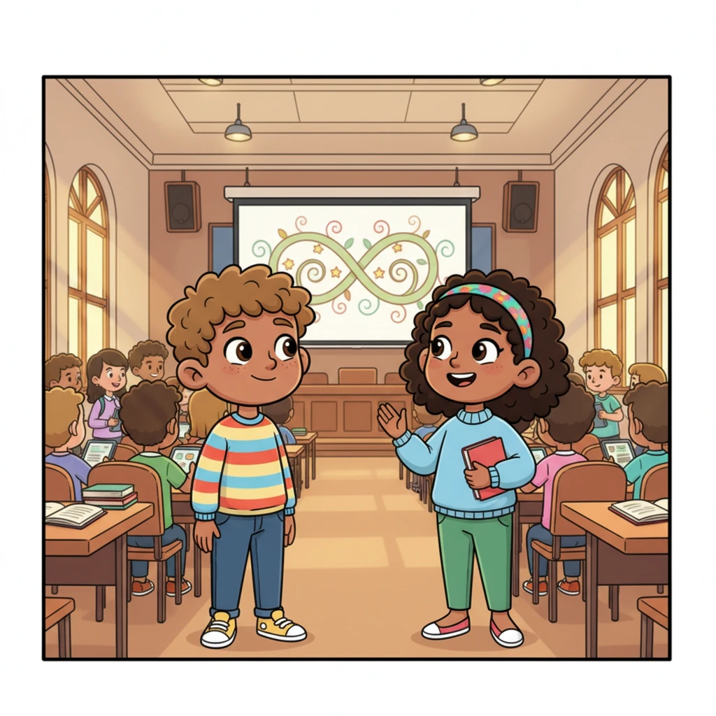 In a lively lecture hall, Emmanuel's eyes meet Yolanda's across the crowded room, a moment of instant connection. Her radiant smile and his shy grin spark a beautiful friendship that quickly blossoms into a tender, unspoken love. They spend hours studying together, their dreams intertwining like vines in a secret garden.
