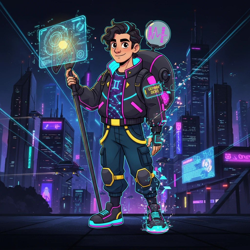 El Glitch del Maestro Kike: Una Odisea Cyberpunk del Aprendizaje - educational