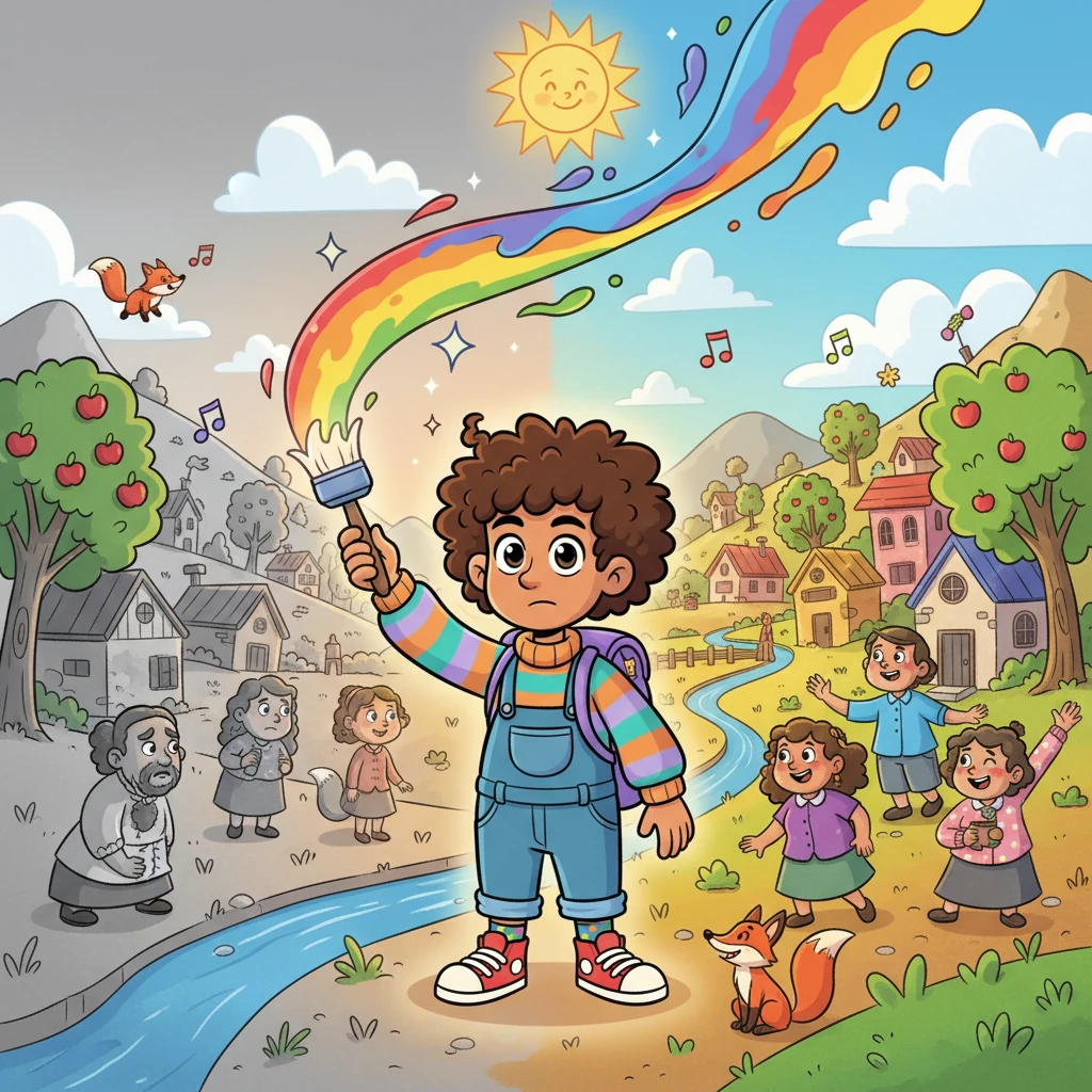 Morris and the Missing Colors - 冒险故事