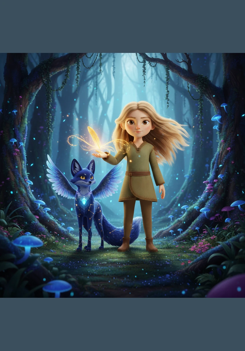 Au centre de la forêt, ils découvrent l'Arbre des Murmures, dont les branches d'argent touchent les nuages violets. Orion explique que le Grand Esprit de la Forêt a perdu sa voix et que seule une chanson sincère pourra le réveiller.