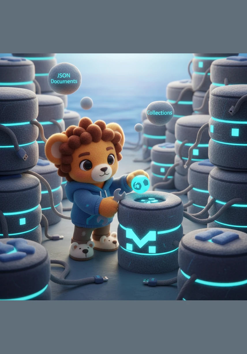 He builds a vast digital warehouse within MongoDB, a secure place where every product and user profile is carefully stored. The database grows like a library, cataloging prices, stock levels, and the stories of every shopper.