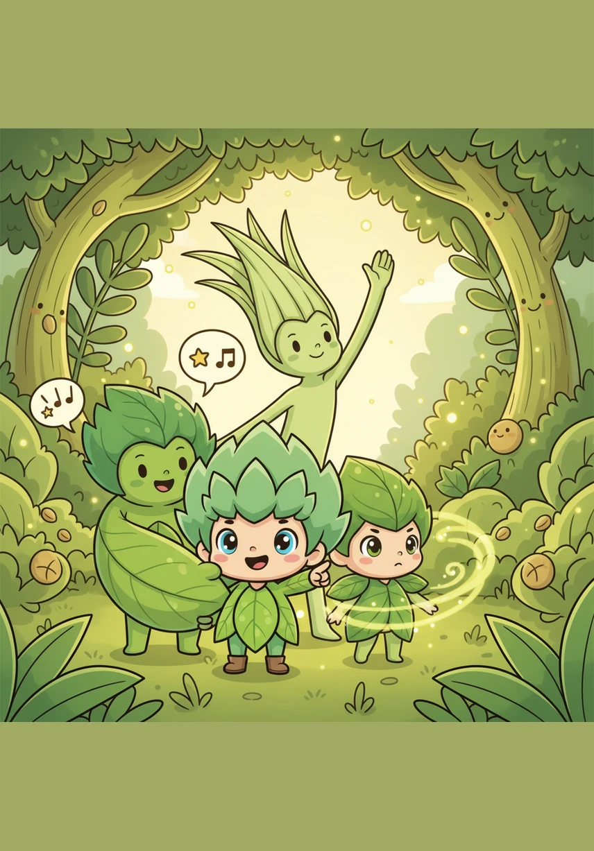 勇敢的香草宝宝们决定行动起来，组成“香草英雄队”！薄荷宝宝带头寻找出口，九层塔释放香香能量，香茅努力向上伸展身体，左手香则紧紧抱住大家，互相加油打气。