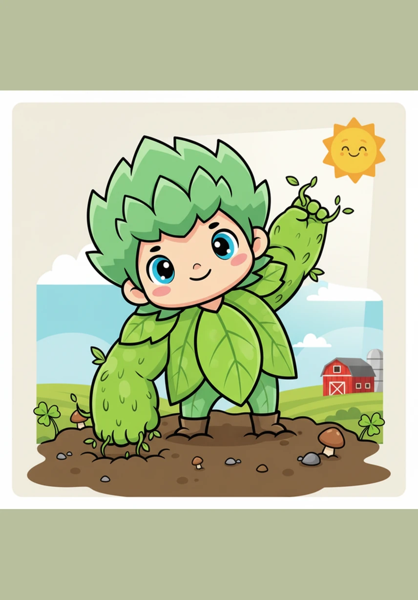 香茅宝宝挺直了腰杆，像个小巨人一样向上长了一大截，感觉自己充满了力量。左手香那胖乎乎的叶子也重新变得绿油油的，它开心地在松软的泥土里跳起了舞。