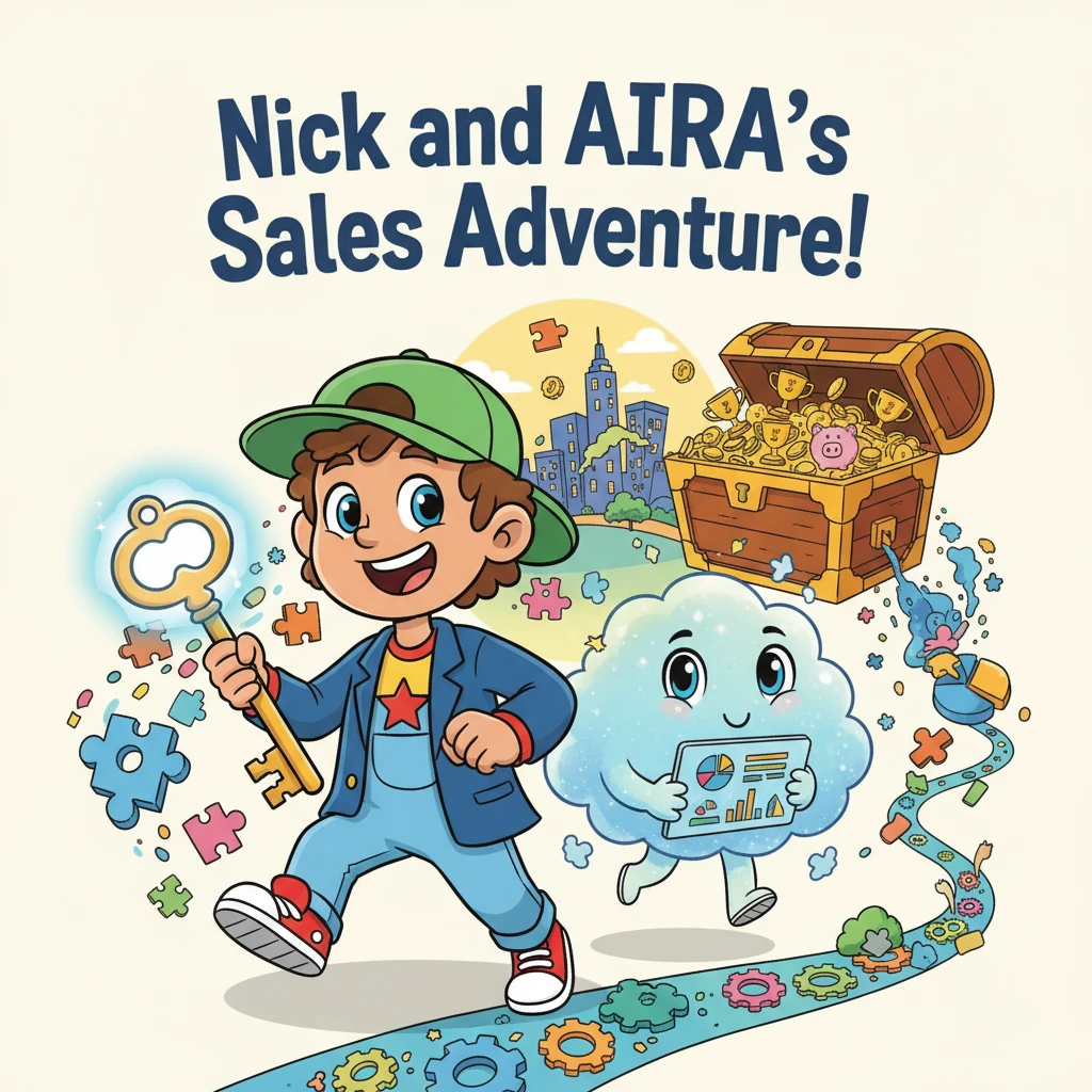 Nick and AIRA's Sales Adventure! - educational