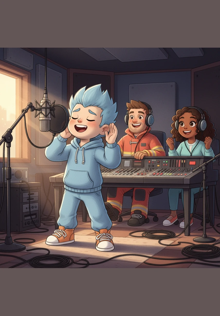 A few days later, Cameron stepped into a small, sunlit recording studio filled with microphones and tangled cables. As he sang the opening lines, the producers began to tap their feet and nod their heads to the catchy beat. They knew right then that they were hearing something truly special.