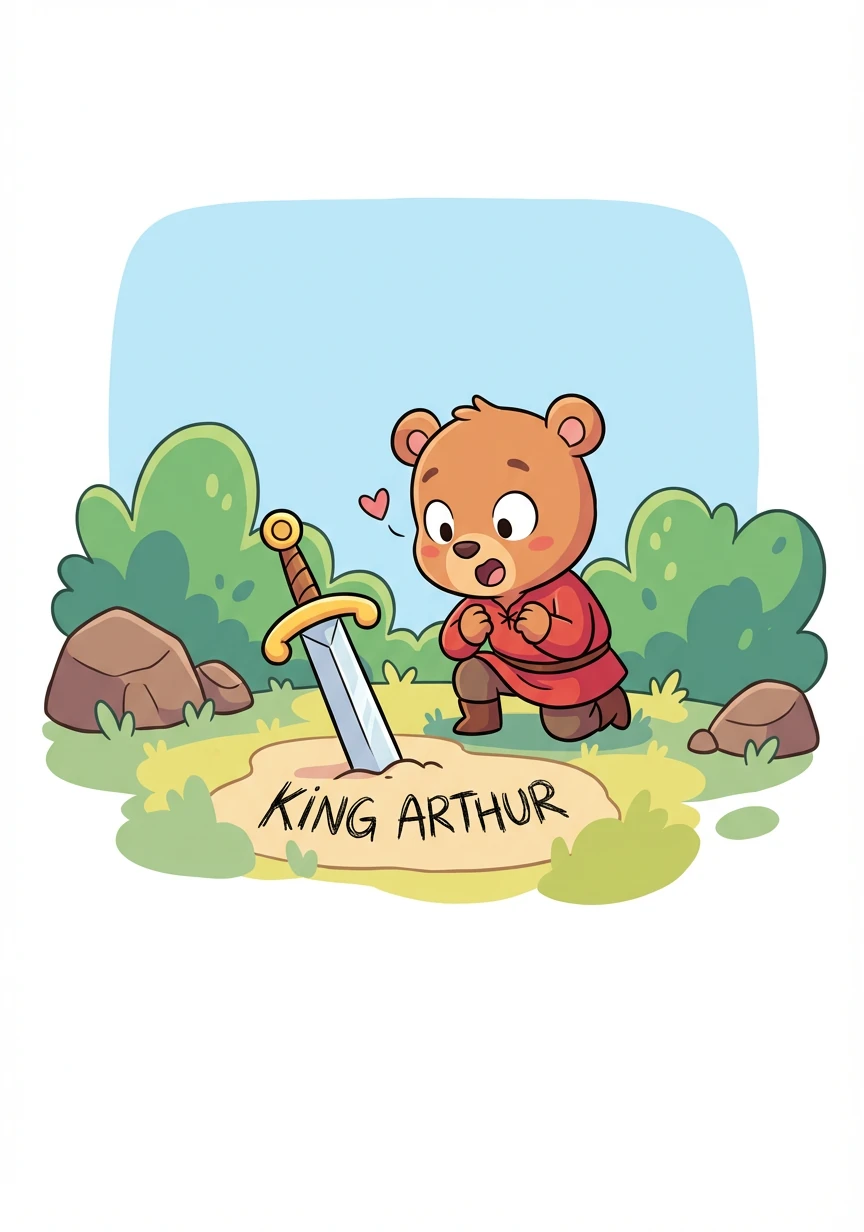 Scrawled beneath the sword was a single name: King Arthur. My heart pounded in my chest. Could it be?