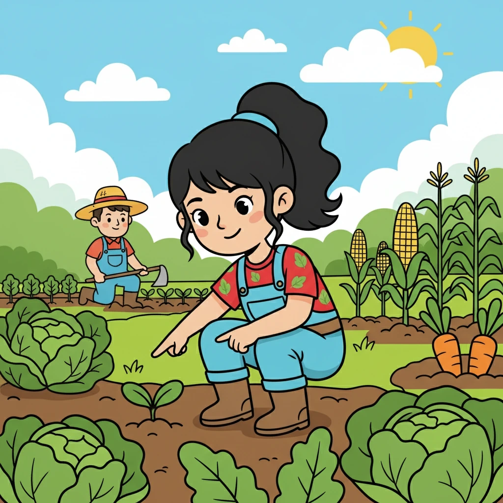 Di kebun yang subur, Amanda belajar tentang tanaman, tanah, dan cuaca. Ia melihat langsung bagaimana petani berjuang, dan bagaimana Sayurbox bisa menjadi solusi bagi mereka.