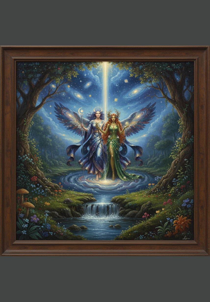 Soon, flowers that bloomed only in the presence of divinity began to open, their petals sparkling with the essence of Lyra’s stardust. Ivy added the intoxicating scents of pine and jasmine, filling the air with a fragrance that could soothe even the most tired soul.