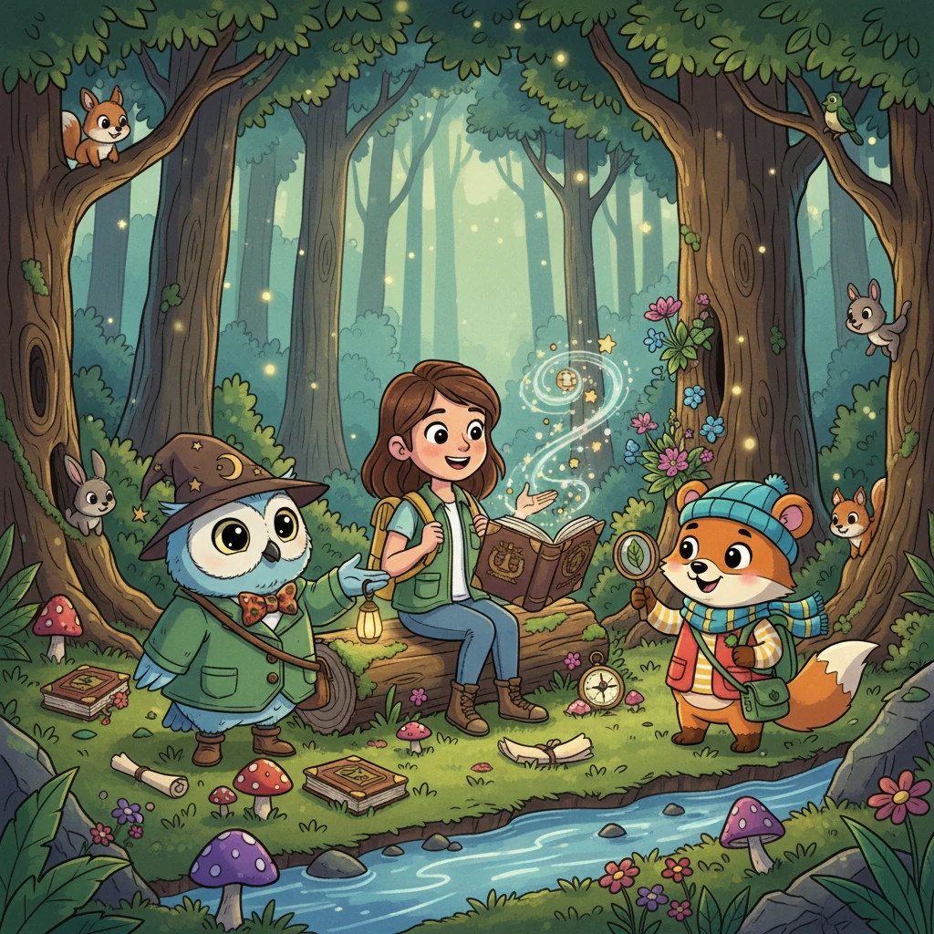 The Whispering Woods Classroom - Educational stories