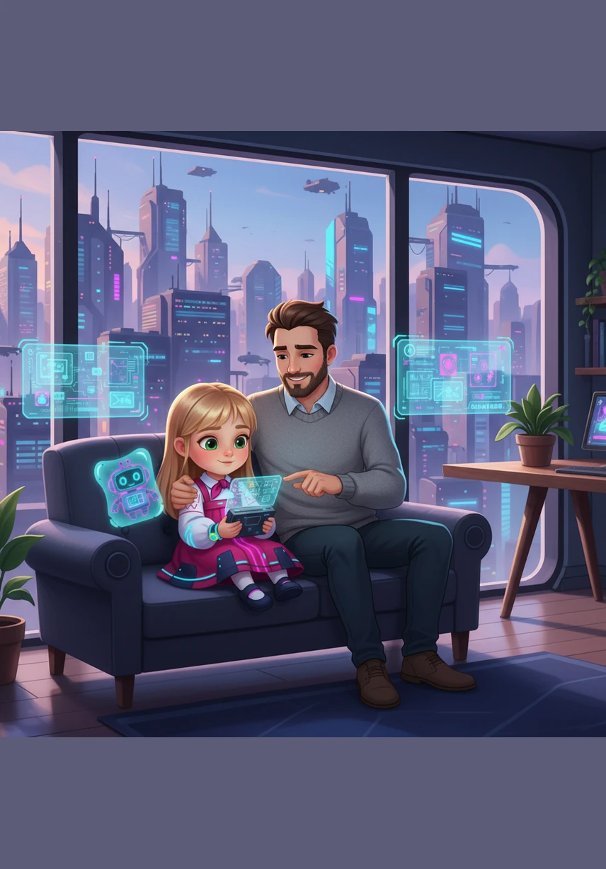 «Папа, ты был прав, чтение — это тоже очень интересное приключение!» — радостно говорит Маша. Теперь она согласна, что каждый день можно уделять немного времени книгам, чтобы узнавать что-то новое.