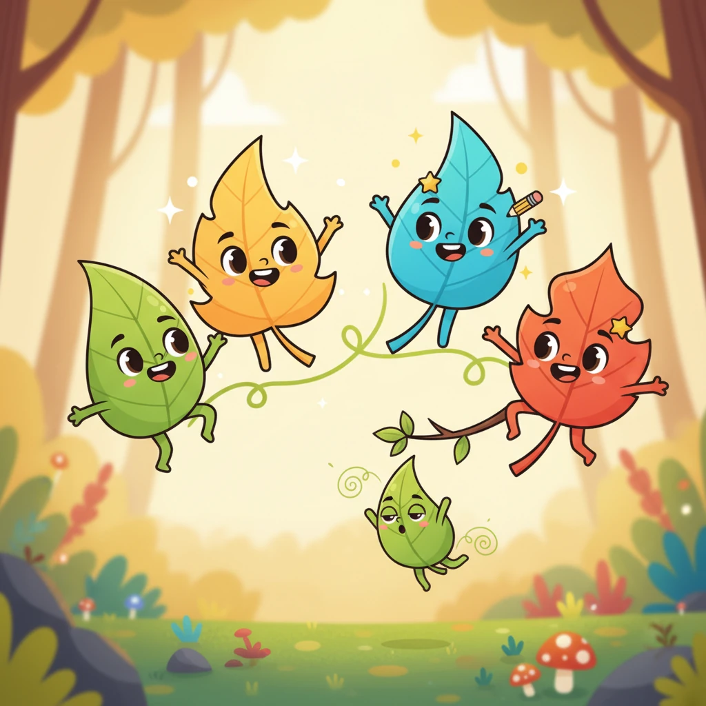 Following the Punni parents, four lively sibling leaves joyfully pop into existence with playful animations. We see Harmeet Kaur Lotay with Pritpal Singh Lotay, Gagan Kaur Punni with Jotdeep Singh, Gurkaran Singh Punni, and Gurtaran Singh Punni. A tiny, adorable leaf then drops down from Gagan and Jot's branch, introducing little Jeevan Singh.