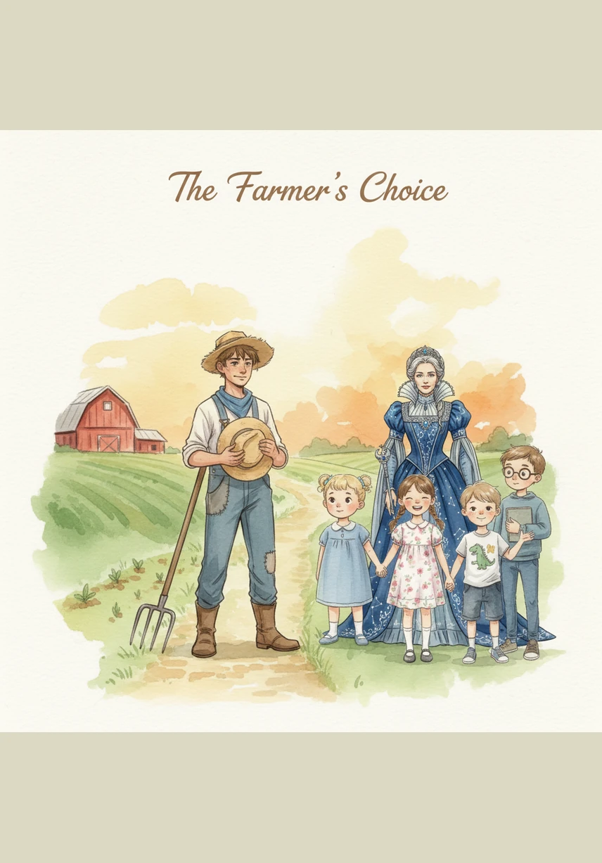 Thinking of his family's empty pantry and tired faces, James tosses the first coin into the water and wishes for a magnificent mansion and a massive farm. He closes his eyes tight, hoping his wish will change their lives forever.
