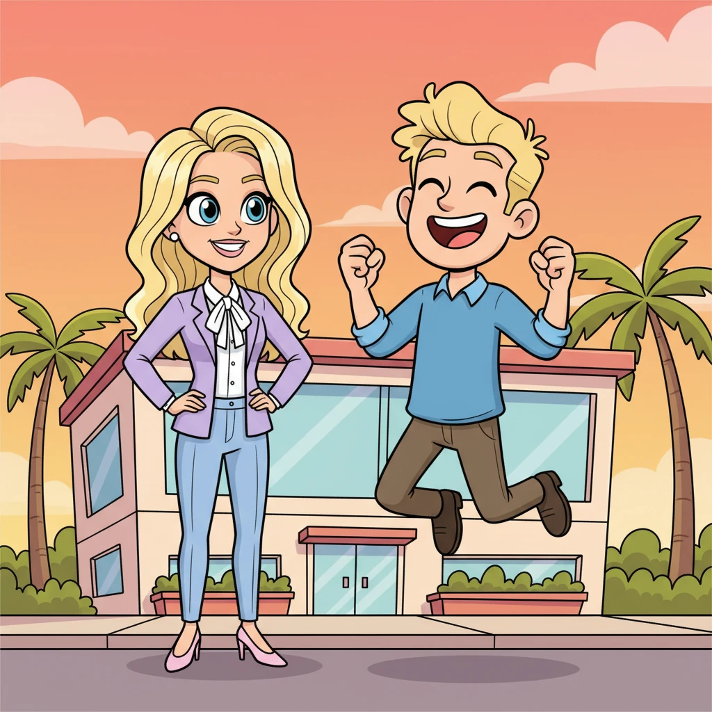 By the end of the day, Dave was beaming. He wasn't nervous anymore; he was excited! His new boss, Maureen, was not just strong and impressive, but also incredibly kind and inspiring. He couldn't wait for tomorrow.