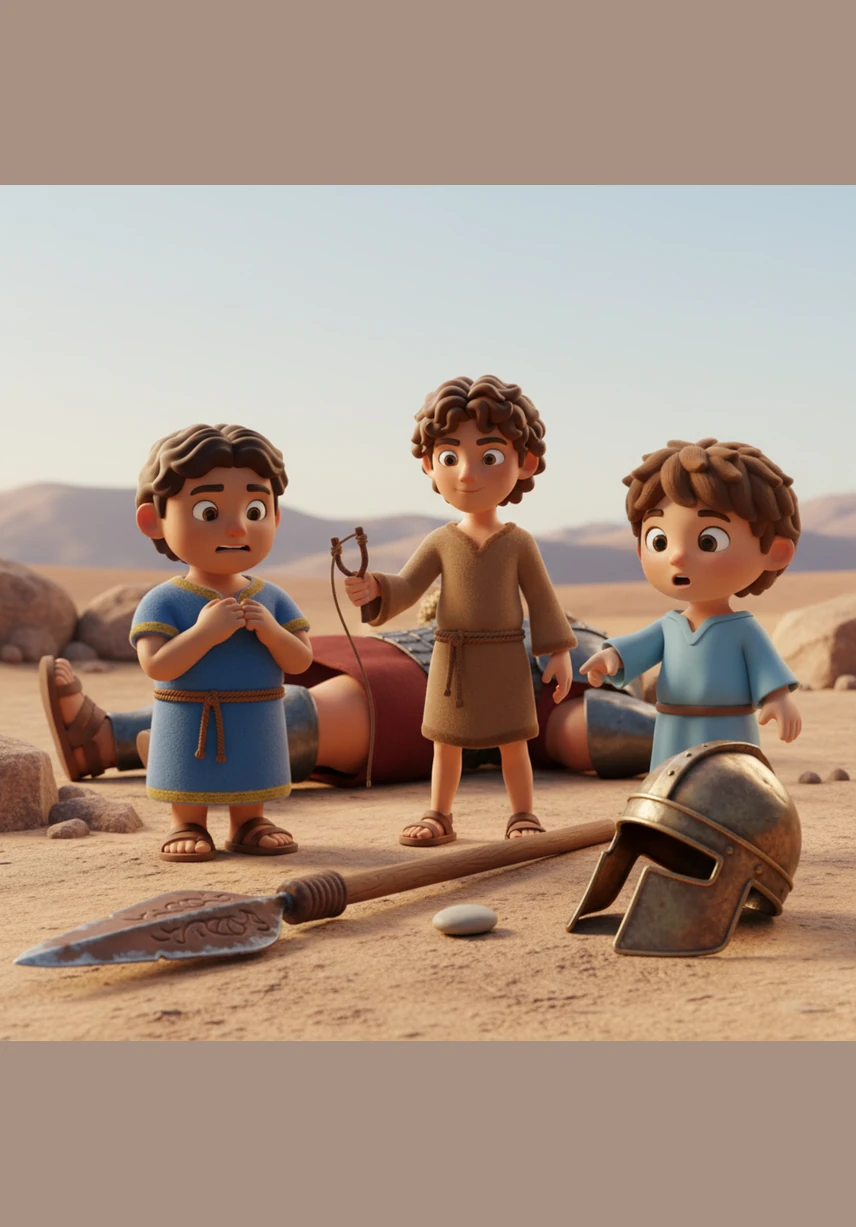 Next is C for Creation, where Caleb gazes up at the sun, moon, and twinkling stars appearing in the beautiful night sky for the very first time.