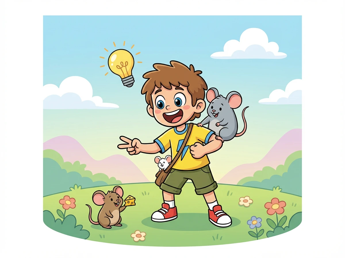 De repente, Zeca teve uma ideia. 'Que tal jogarmos pedra, papel e tesoura para decidir quem vai primeiro?', sugeriu ele.