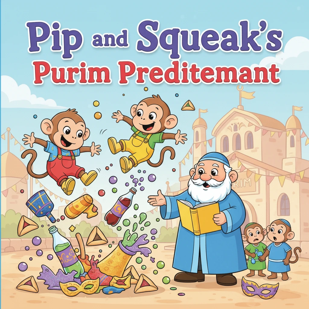Pip and Squeak's Purim Predicament - family