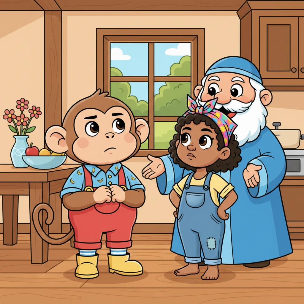 With newfound understanding, Pip and Squeak looked at their Mama, their faces serious and thoughtful. They accepted the Rebbe's wise advice, promising to listen to their mother and not think twice about it again. Mama beamed with pride.