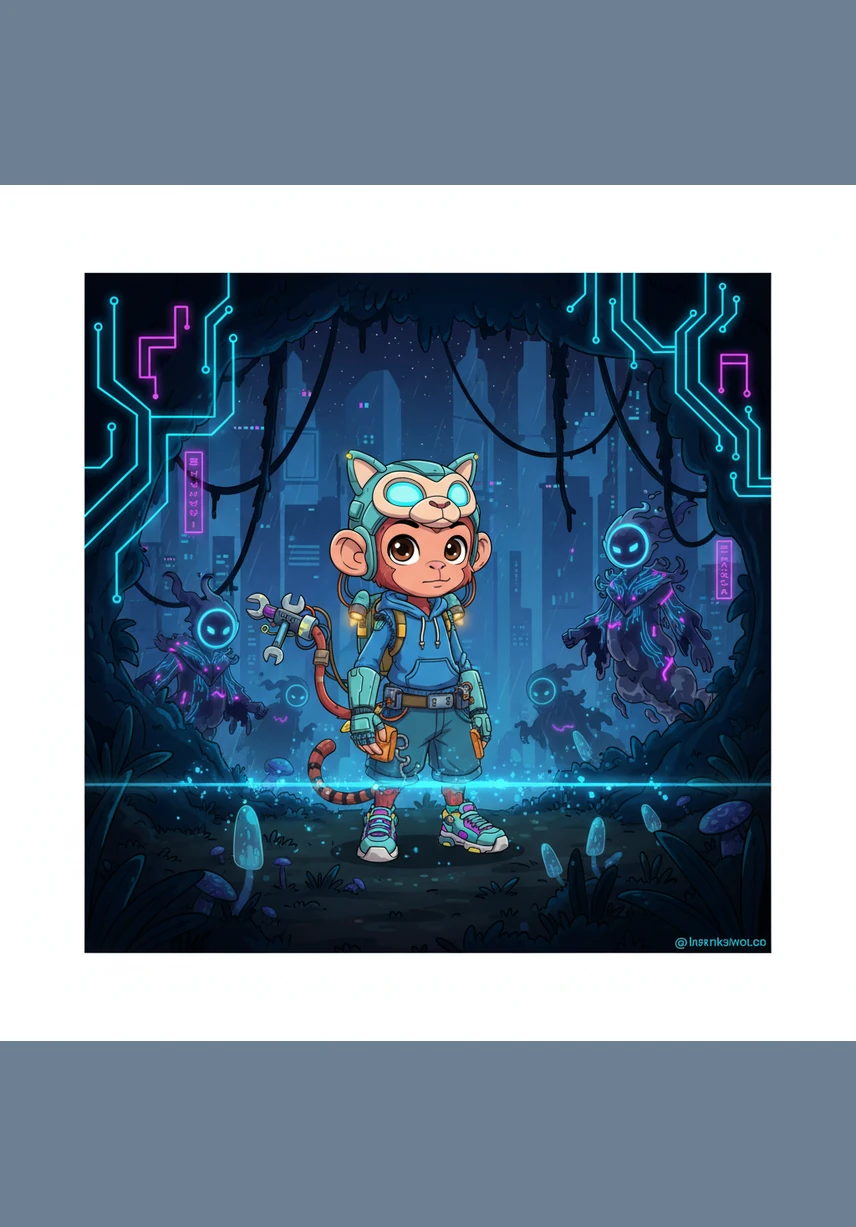 Throughout the long night, Taji patrols the borders of the jungle with tireless intensity. He is no longer the playful friend of the morning, but a silent warrior guarding those who cannot protect themselves from the darkness.