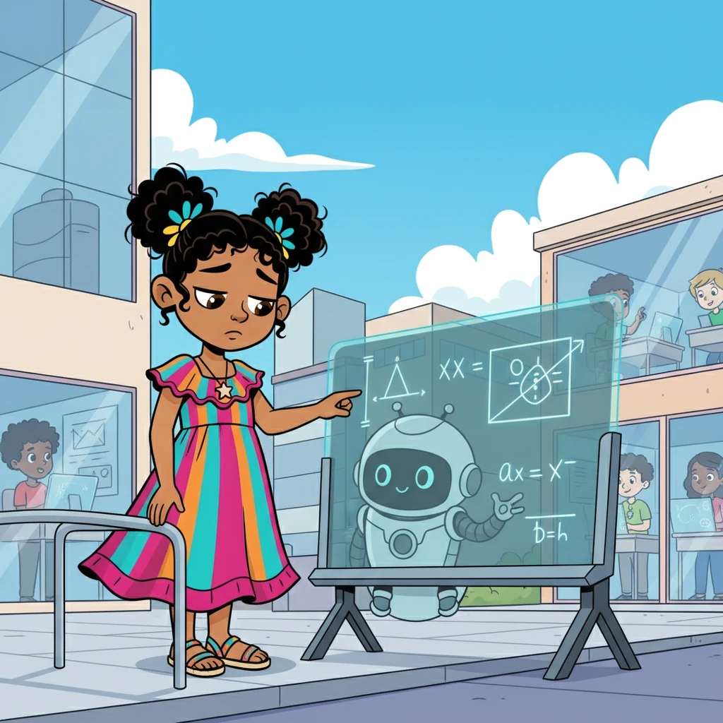 Un día, mientras caminaba por la ciudad, Elena notó que las escuelas se estaban modernizando.  Las pizarras eran pantallas táctiles y los robots reemplazaban a los profesores.  La tristeza la invadió al pensar en la pérdida de la conexión humana.