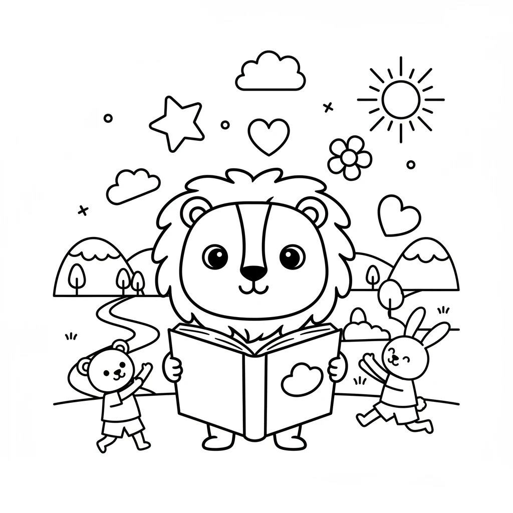lion coloring pages