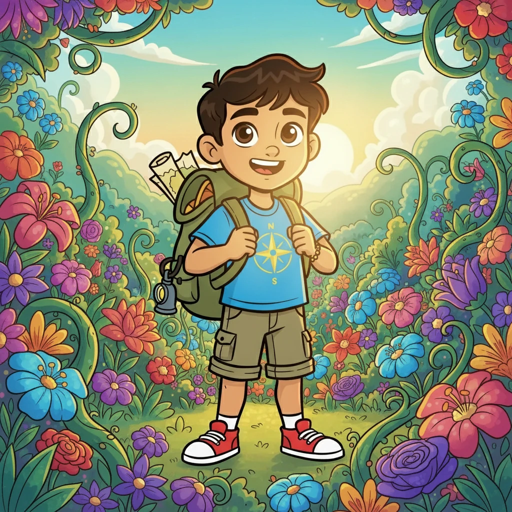 La planta creció, transformando el valle en un jardín lleno de flores vibrantes. Mateo, transformado por la experiencia, entendió que la verdadera magia residía en su interior: la capacidad de amar, creer y nunca perder la esperanza. La luz brillaba intensamente en su rostro, reflejando la belleza de un nuevo comienzo.